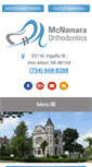 Mobile Screenshot of mcnamaraorthodontics.com